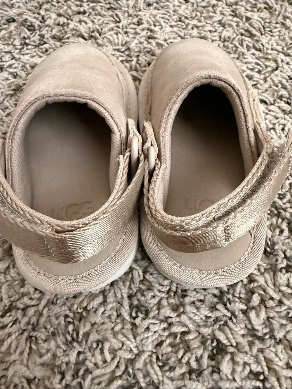 UGG Kids Tan Slip-On Clog with Back Strap